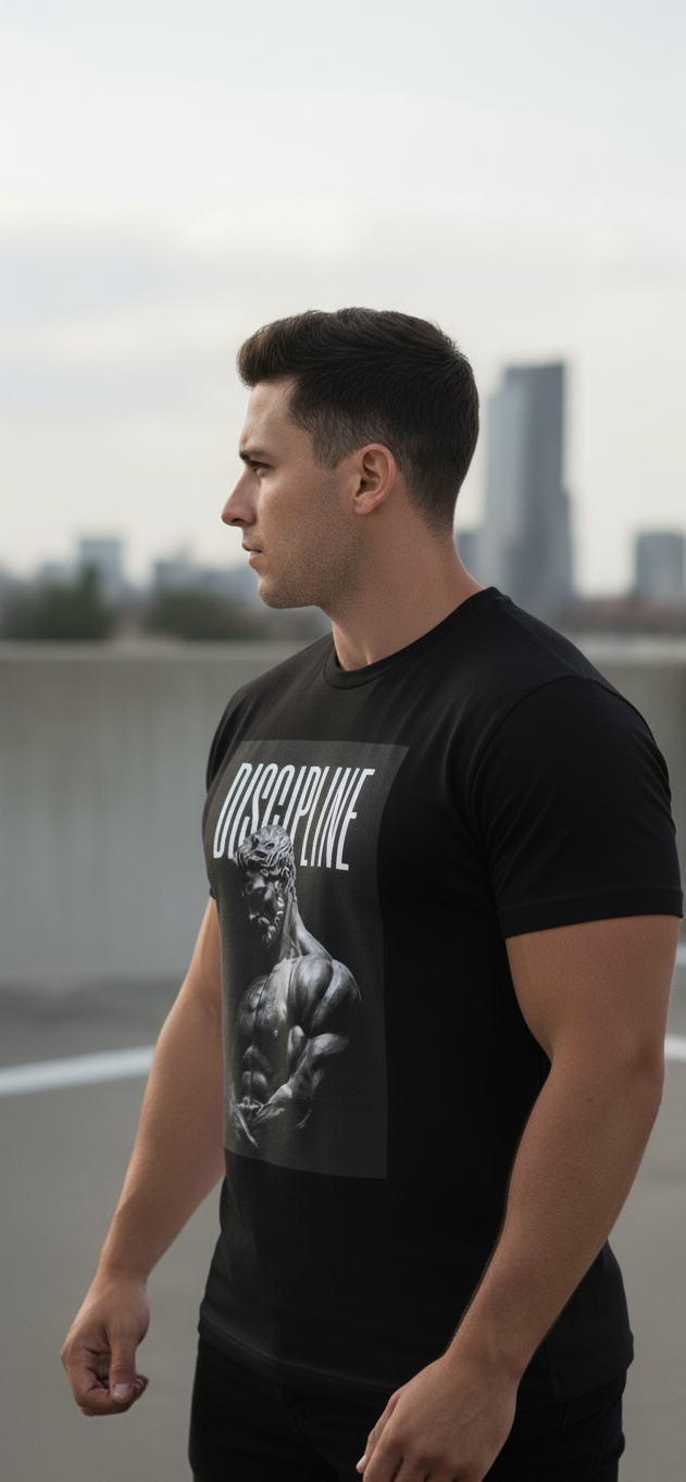 Casual Men Discipline T-Shirt