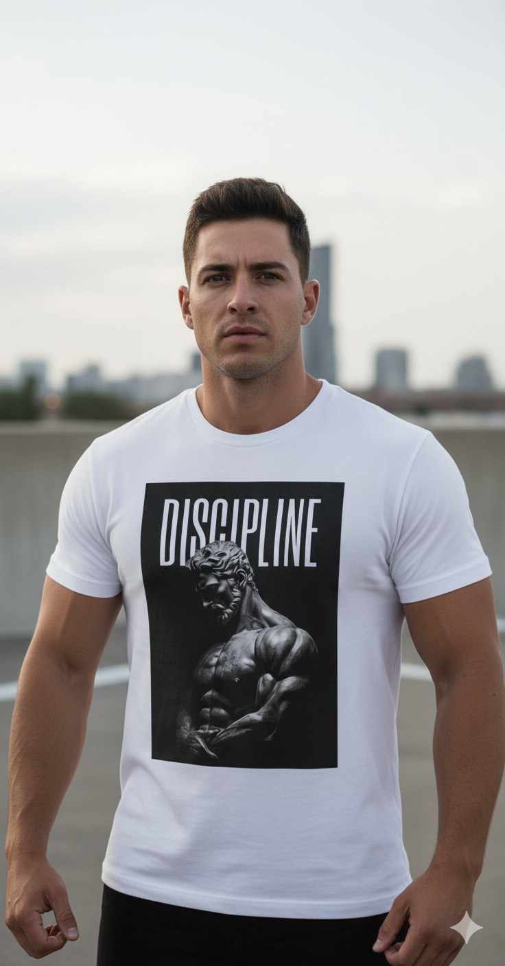 Casual Men Discipline T-Shirt